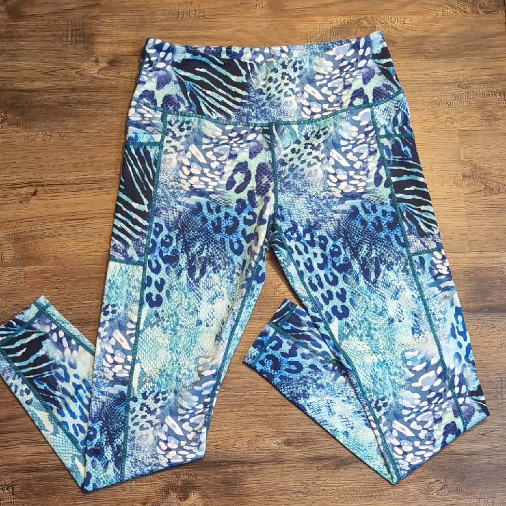 Constantly Varied Gear CVG Women's Wild Animal Print Leggings W/ Pockets - Med